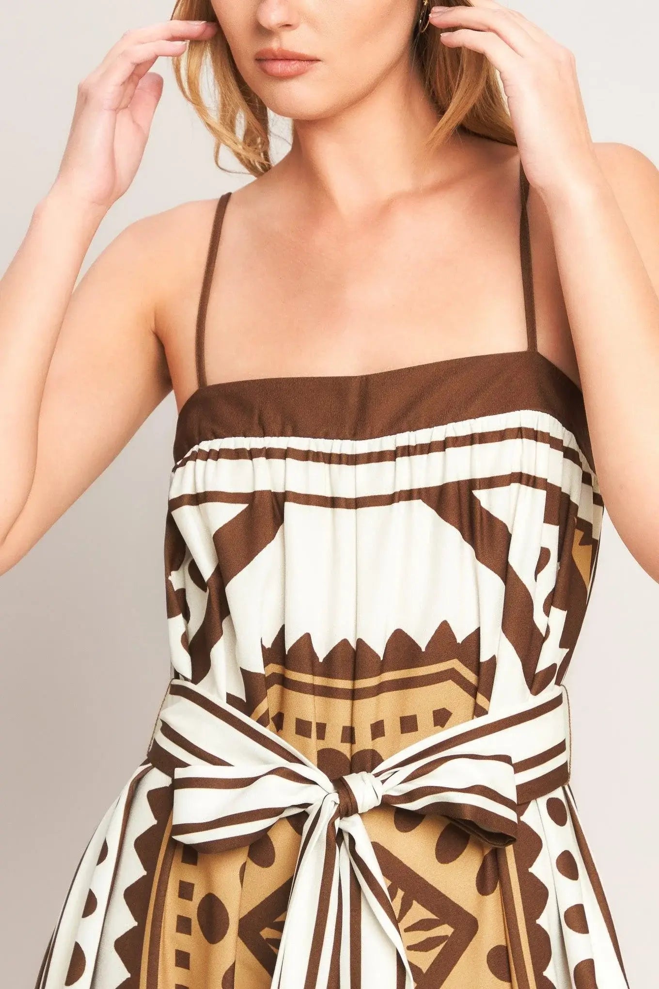 EARTHY ELEGANCE BOHO WOVEN JUMPSUIT - Flying Tomato - Flyclothing LLC