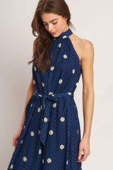 NIGHTFALL MUSE WOVEN JUMPSUIT - Flying Tomato - Flyclothing LLC