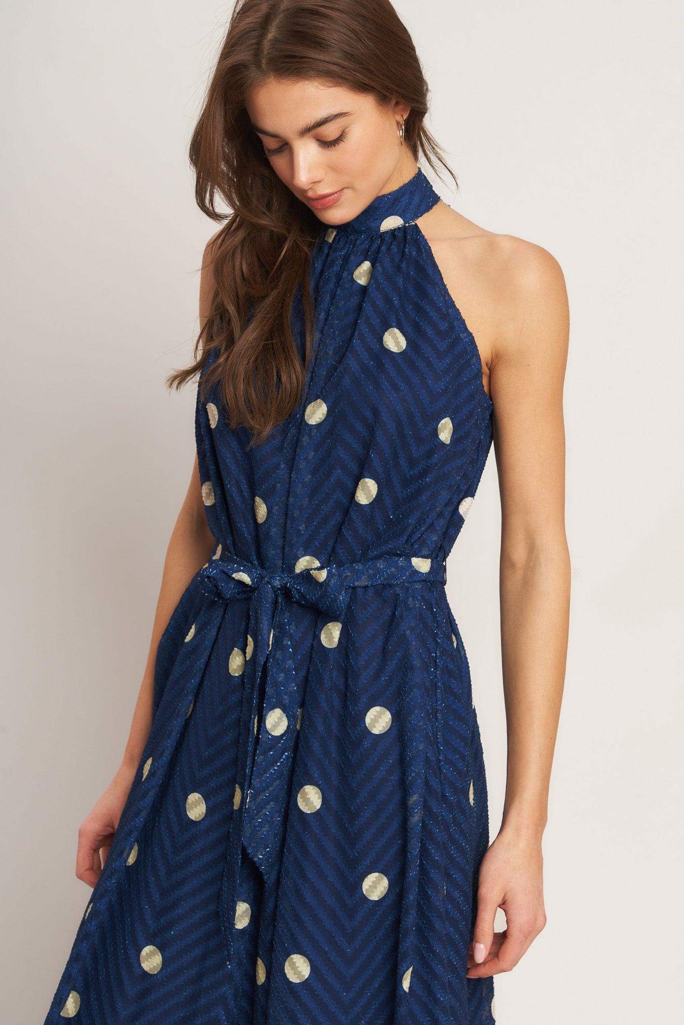 NIGHTFALL MUSE WOVEN JUMPSUIT - Flying Tomato - Flyclothing LLC