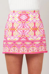 CANDY ORBIT WOVEN SKORT - Flying Tomato - Flyclothing LLC