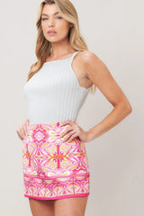CANDY ORBIT WOVEN SKORT - Flying Tomato - Flyclothing LLC