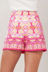 CANDY ORBIT WOVEN SKORT - Flying Tomato - Flyclothing LLC