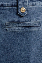 HEART EYES DENIM SKORT - Flying Tomato - Flyclothing LLC