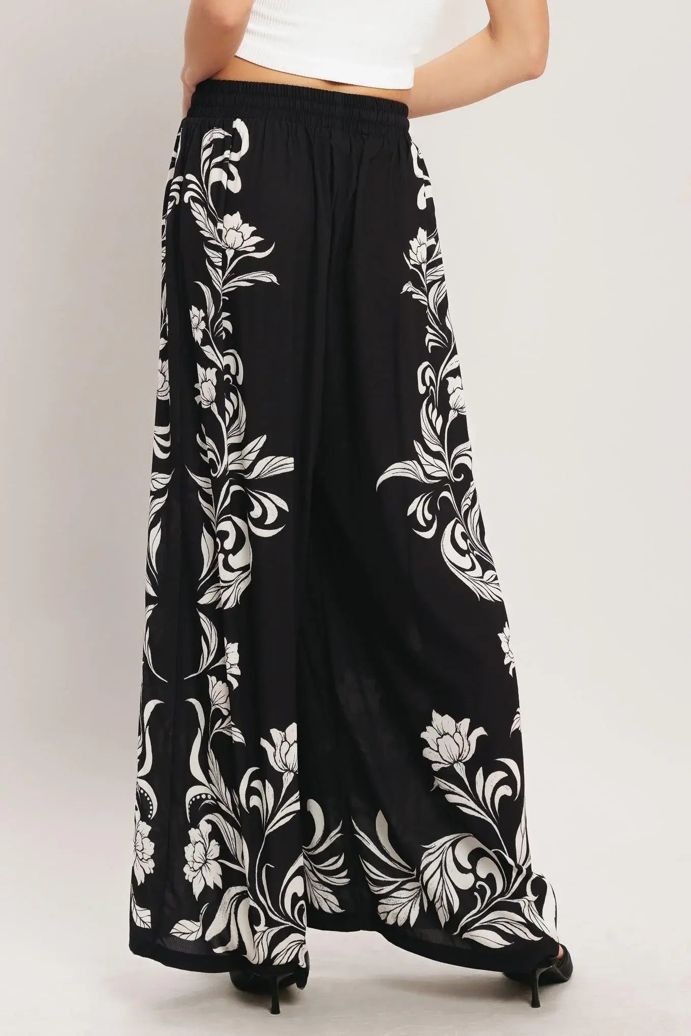 BLACK RIVIERA WOVEN PANTS - Flying Tomato - Flyclothing LLC