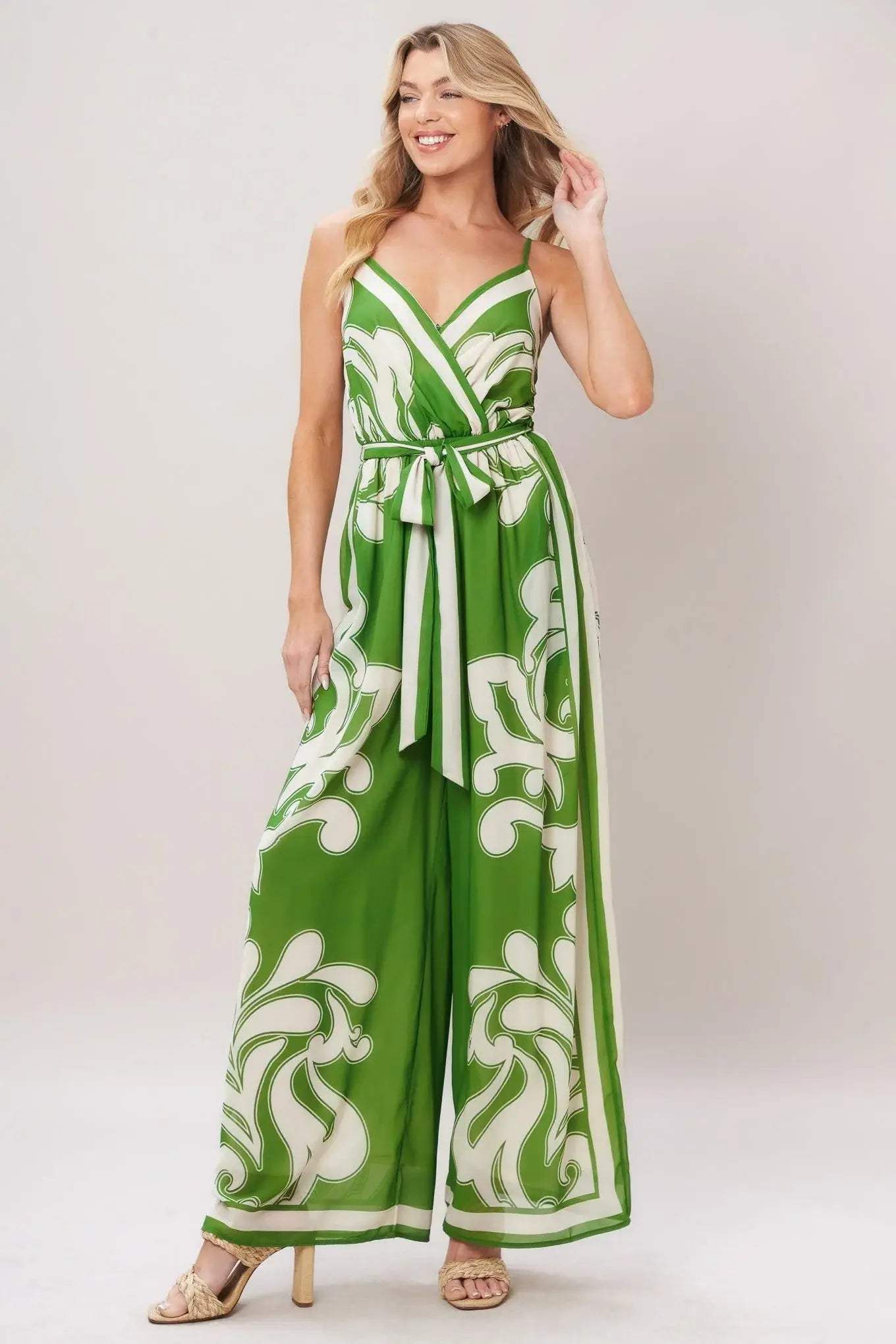 PALAZZO MUSE WOVEN JUMPSUIT - Flying Tomato - Flyclothing LLC