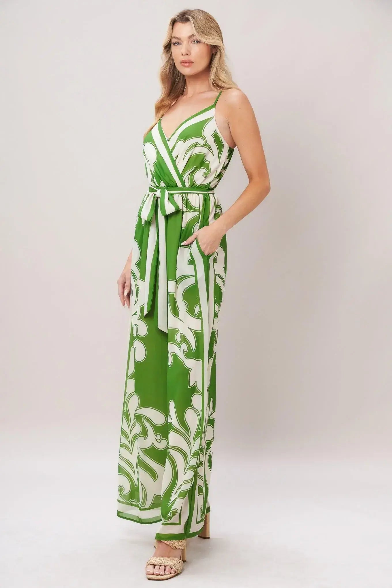 PALAZZO MUSE WOVEN JUMPSUIT - Flying Tomato - Flyclothing LLC