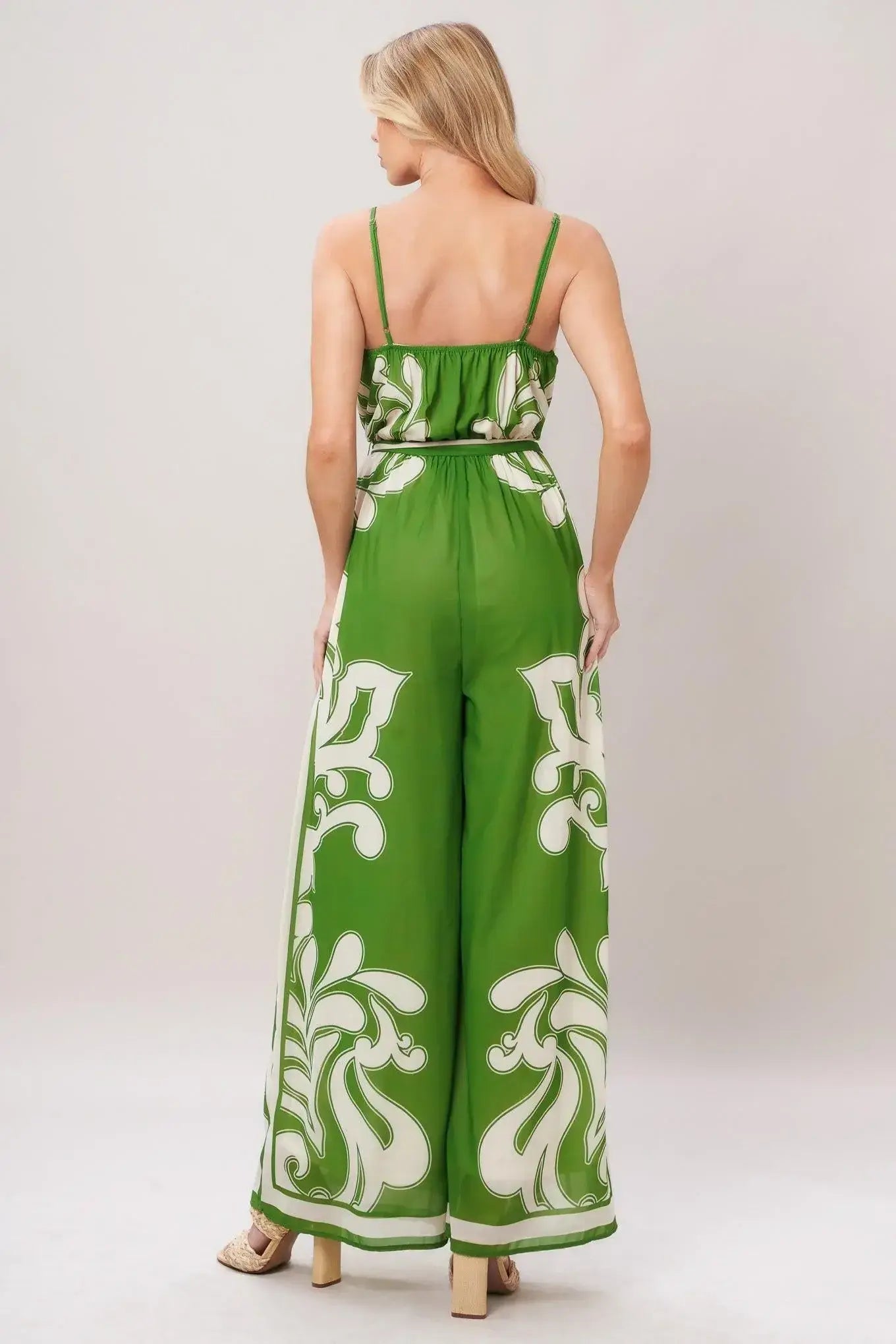 PALAZZO MUSE WOVEN JUMPSUIT - Flying Tomato - Flyclothing LLC