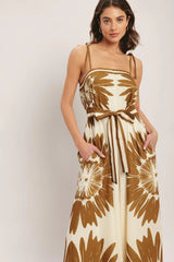 DESERT SUNBURST WOVEN JUMPSUIT - Flying Tomato - Flyclothing LLC