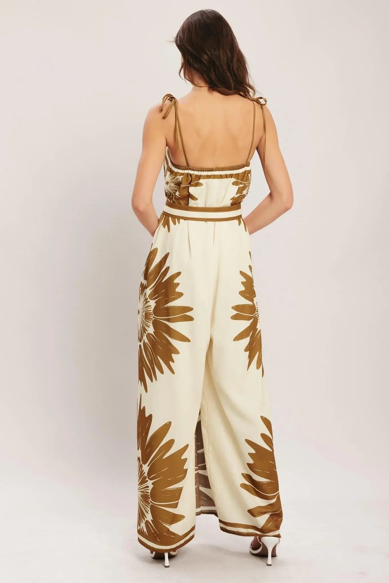 DESERT SUNBURST WOVEN JUMPSUIT - Flying Tomato - Flyclothing LLC