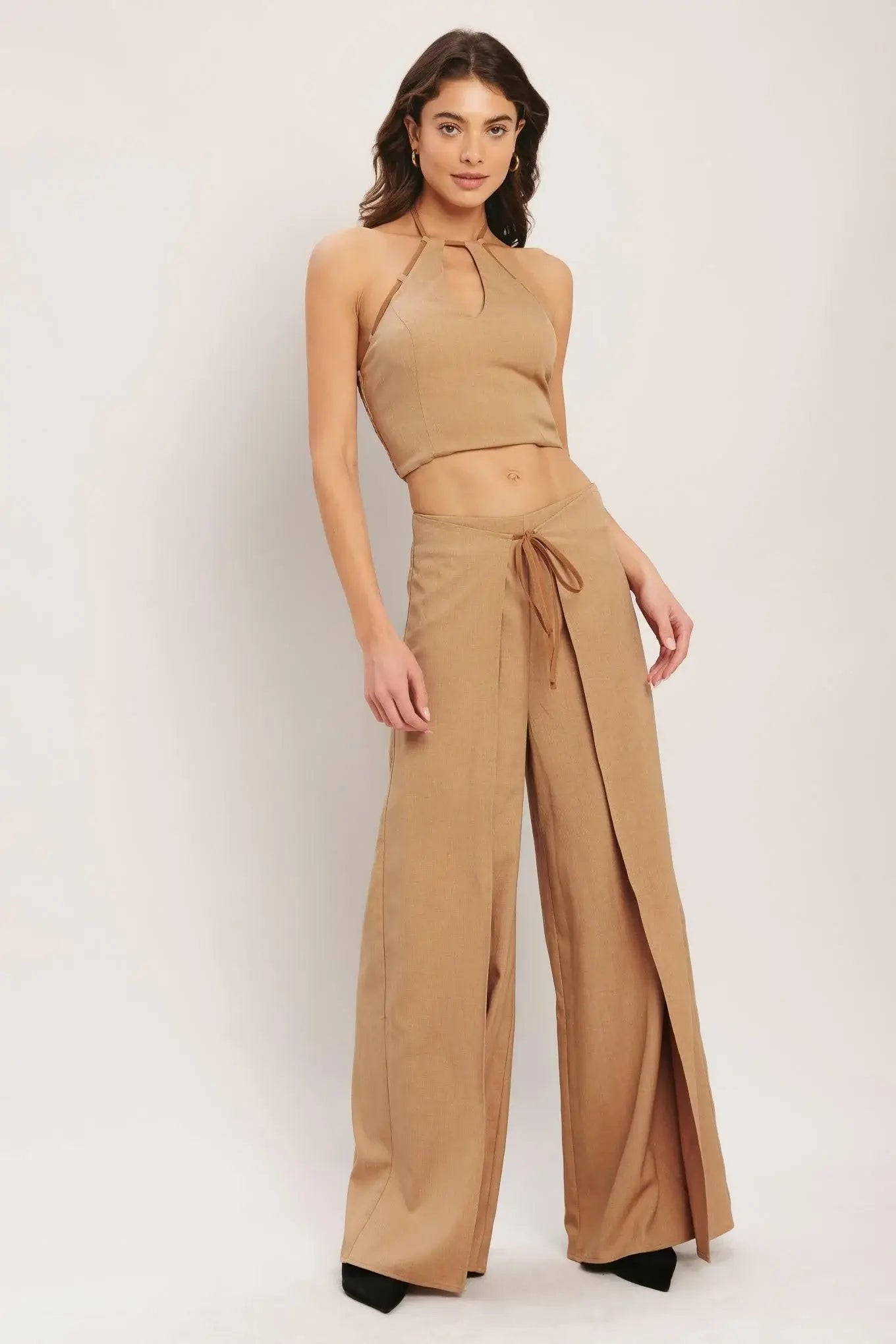 CARAMEL COAST WOVEN PANTS - Flying Tomato - Flyclothing LLC