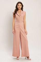 CITY ICON WOVEN JUMPSUIT - Flying Tomato - Flyclothing LLC