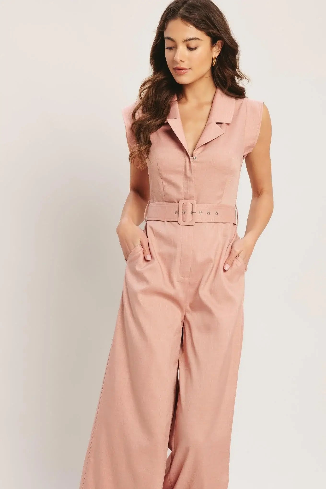 CITY ICON WOVEN JUMPSUIT - Flying Tomato - Flyclothing LLC