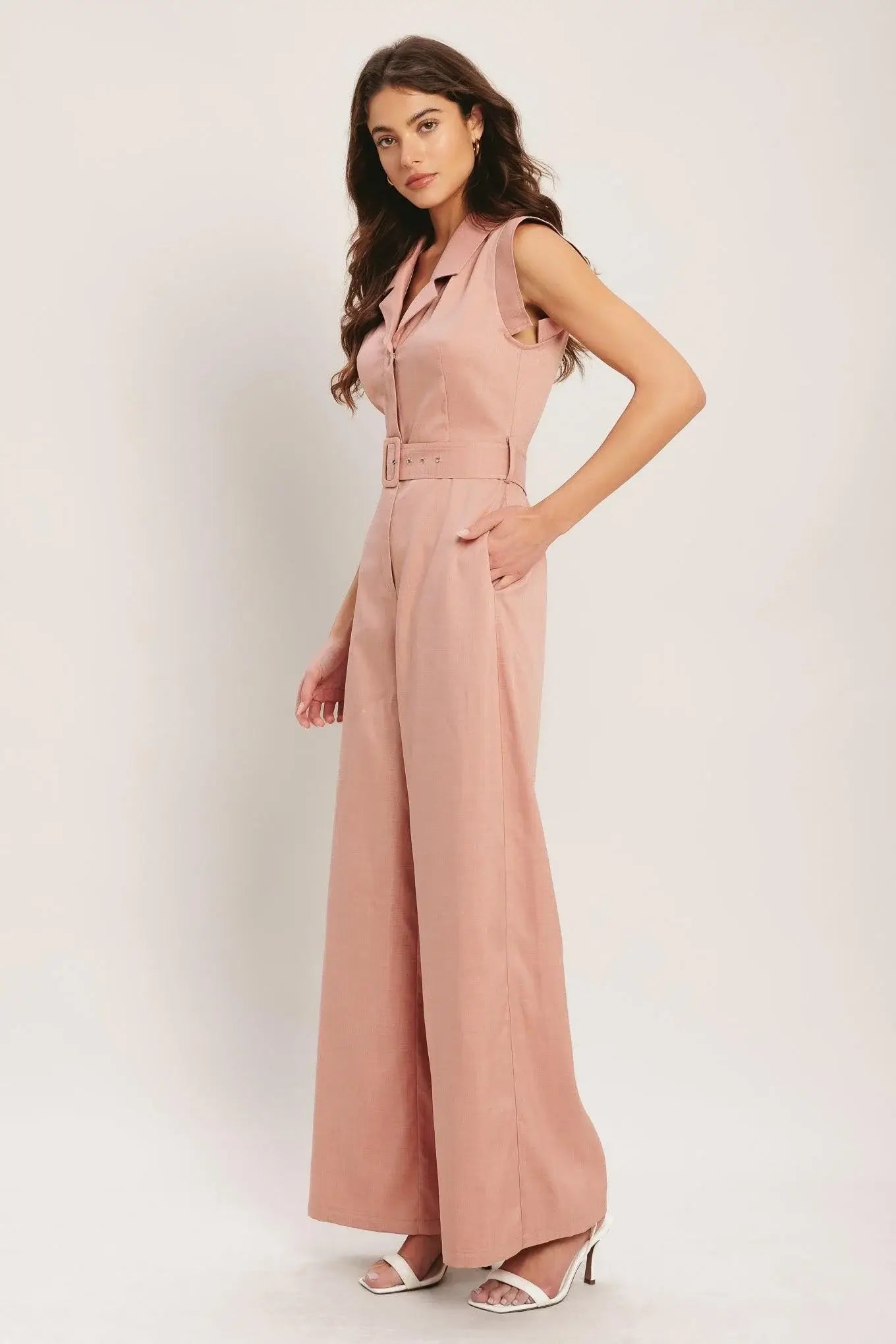CITY ICON WOVEN JUMPSUIT - Flying Tomato - Flyclothing LLC