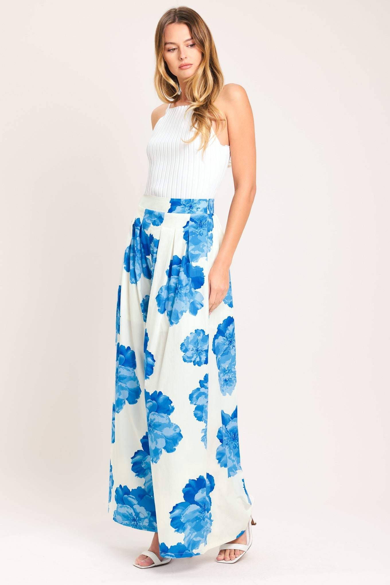 TROPIC BLUE WOVEN PANTS - Flying Tomato - Flyclothing LLC