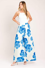 TROPIC BLUE WOVEN PANTS - Flying Tomato - Flyclothing LLC