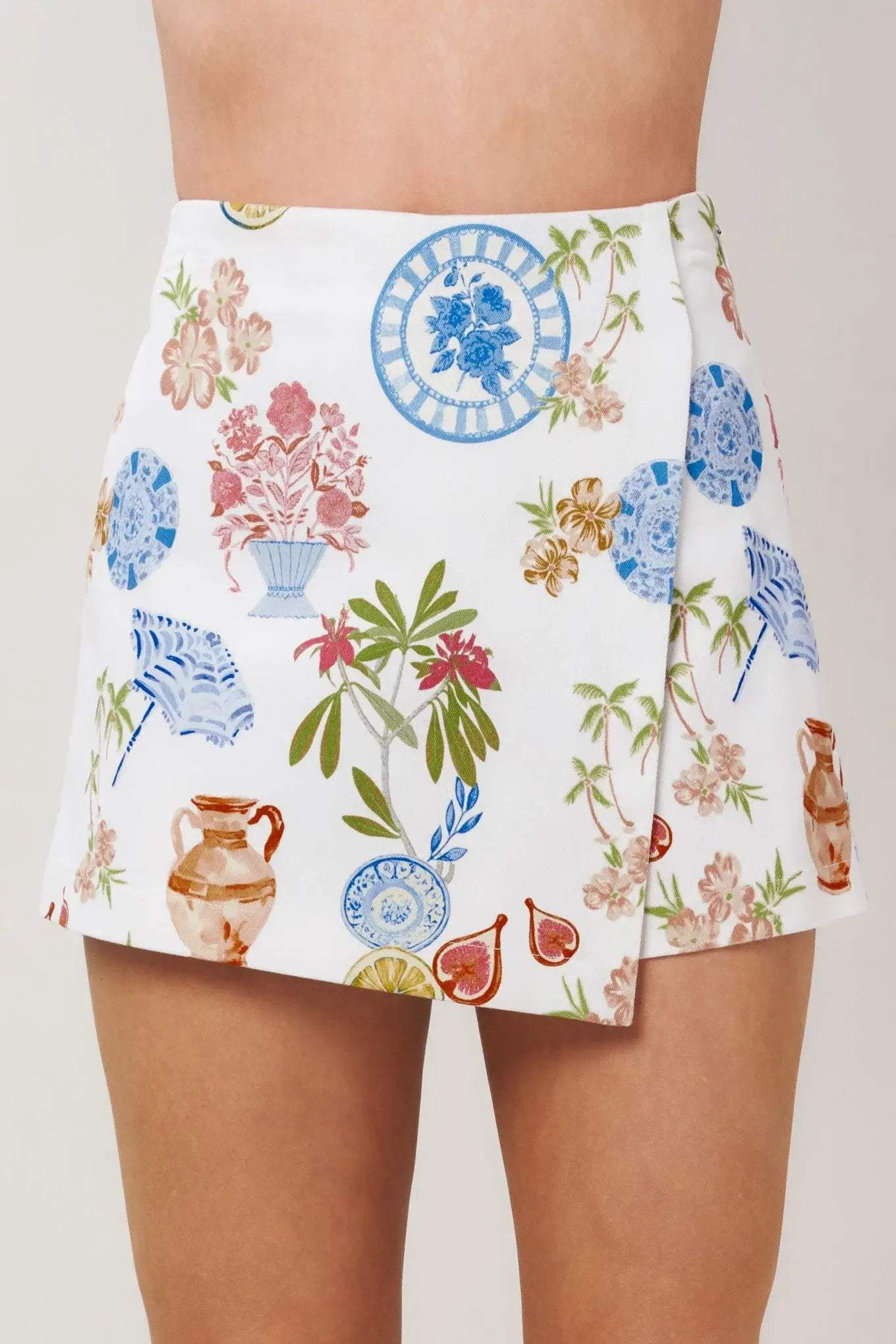 SUMMER ATELIER WOVEN SKORT - Flying Tomato - Flyclothing LLC