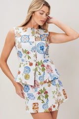SUMMER ATELIER WOVEN SKORT - Flying Tomato - Flyclothing LLC