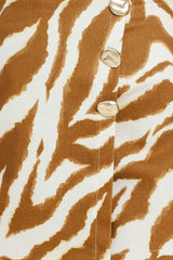 TERRA STRIPE WOVEN SKORT - Flying Tomato - Flyclothing LLC