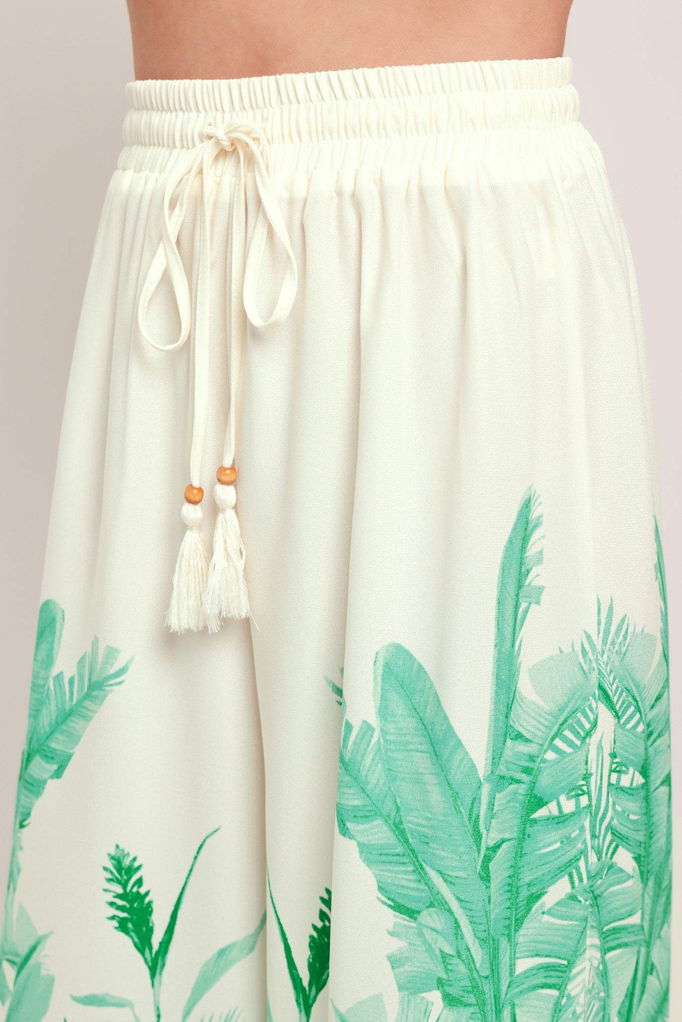 PALM SERENE WOVEN PANTS - Flying Tomato - Flyclothing LLC