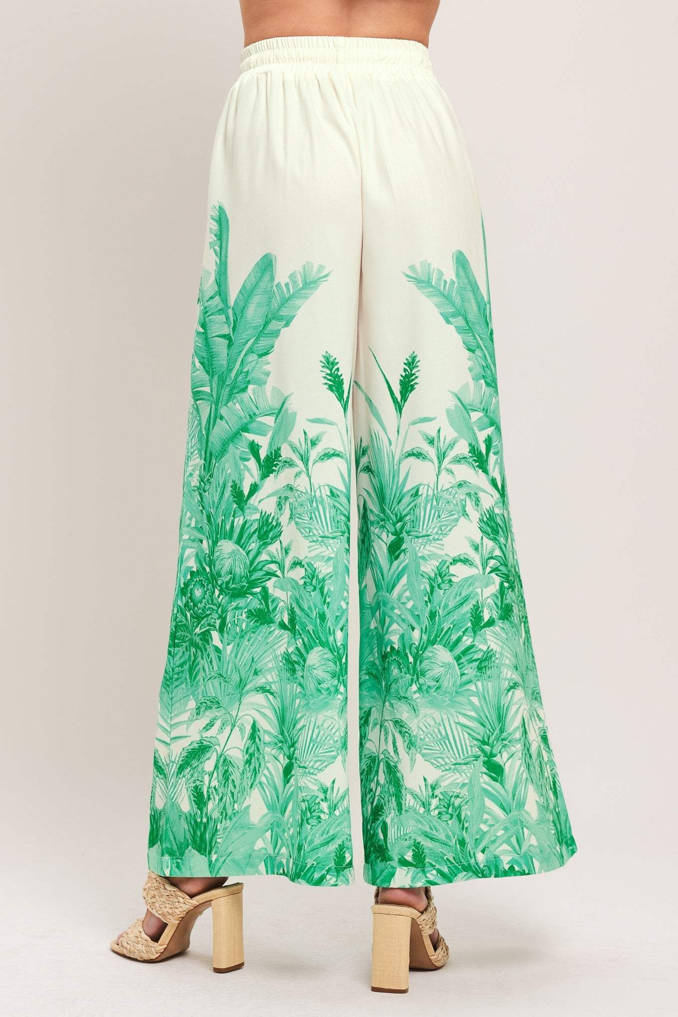 PALM SERENE WOVEN PANTS - Flying Tomato - Flyclothing LLC