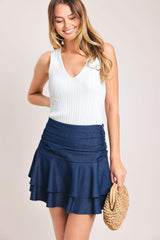 BREEZE SWING WOVEN SKORT - Flying Tomato - Flyclothing LLC