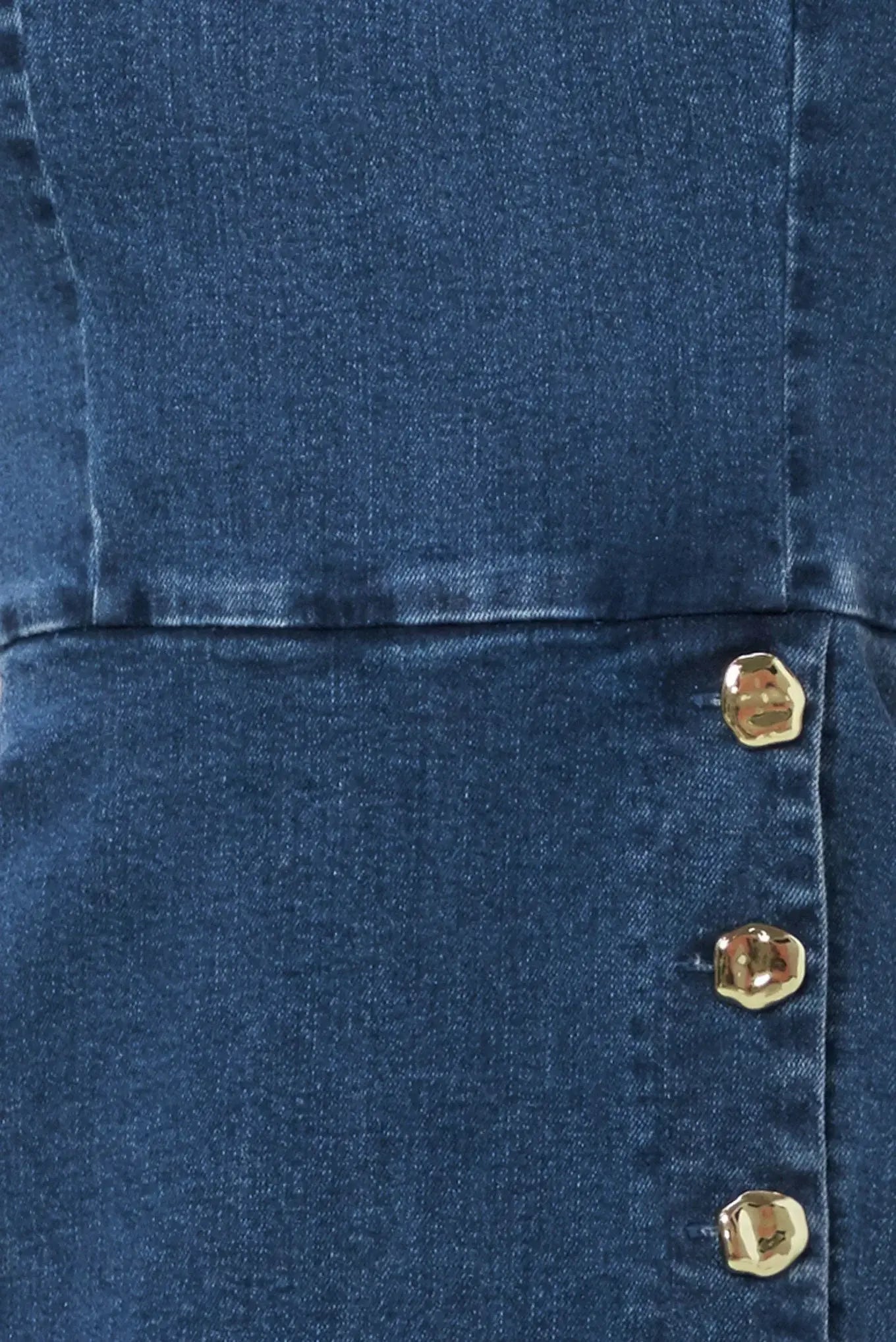 MIDNIGHT DENIM SKORT ROMPER - Flying Tomato - Flyclothing LLC