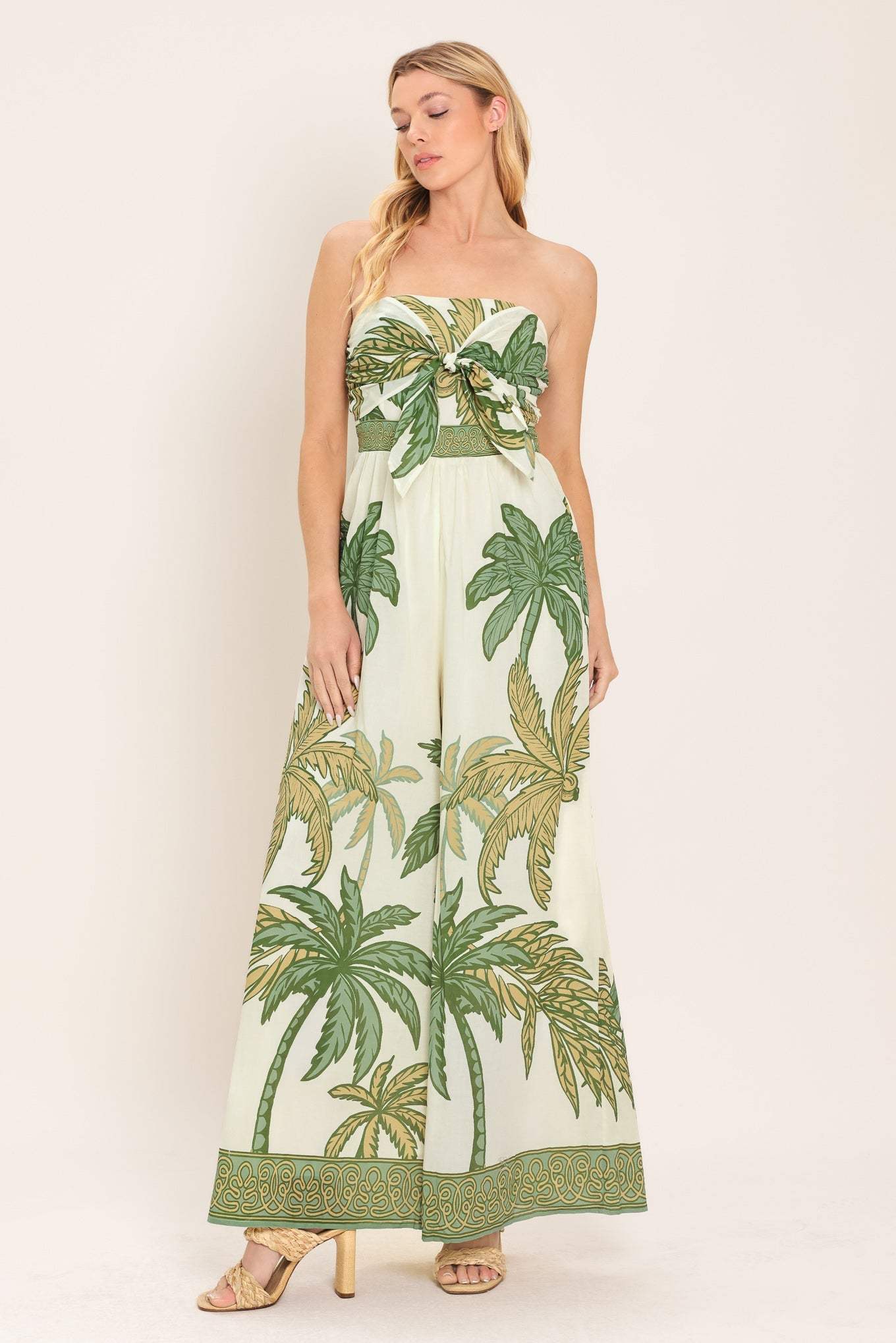 PALM SOCIETY WOVEN JUMPSUIT