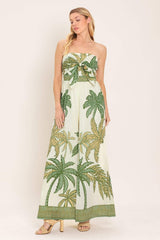 PALM SOCIETY WOVEN JUMPSUIT