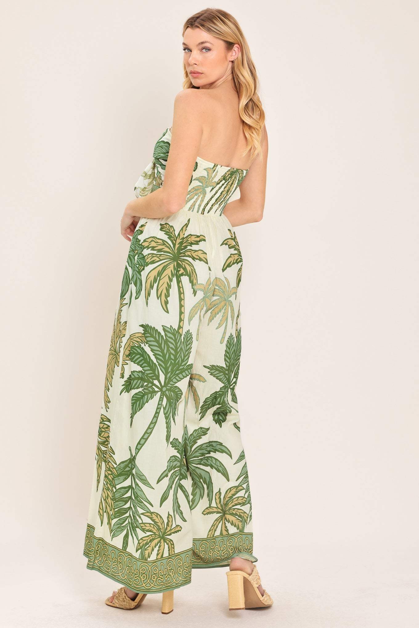 PALM SOCIETY WOVEN JUMPSUIT