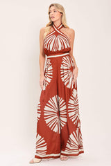 SUMMER RADIANCE WOVEN JUMPSUIT - Flying Tomato - Flyclothing LLC