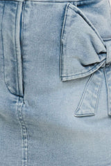 CUTE MOMENT DENIM SKORT - Flying Tomato - Flyclothing LLC