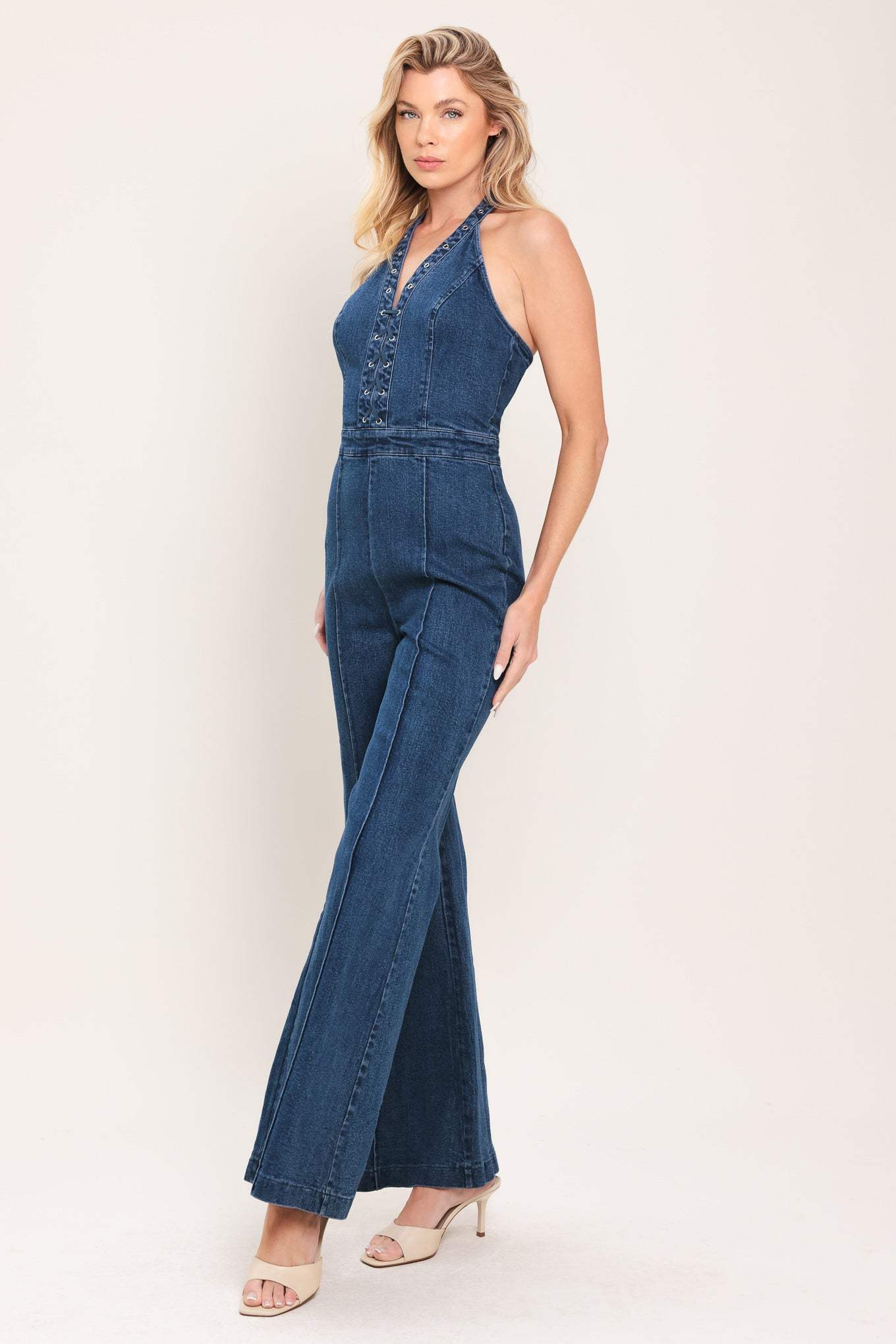 BLUE REVERIE DENIM JUMPSUIT