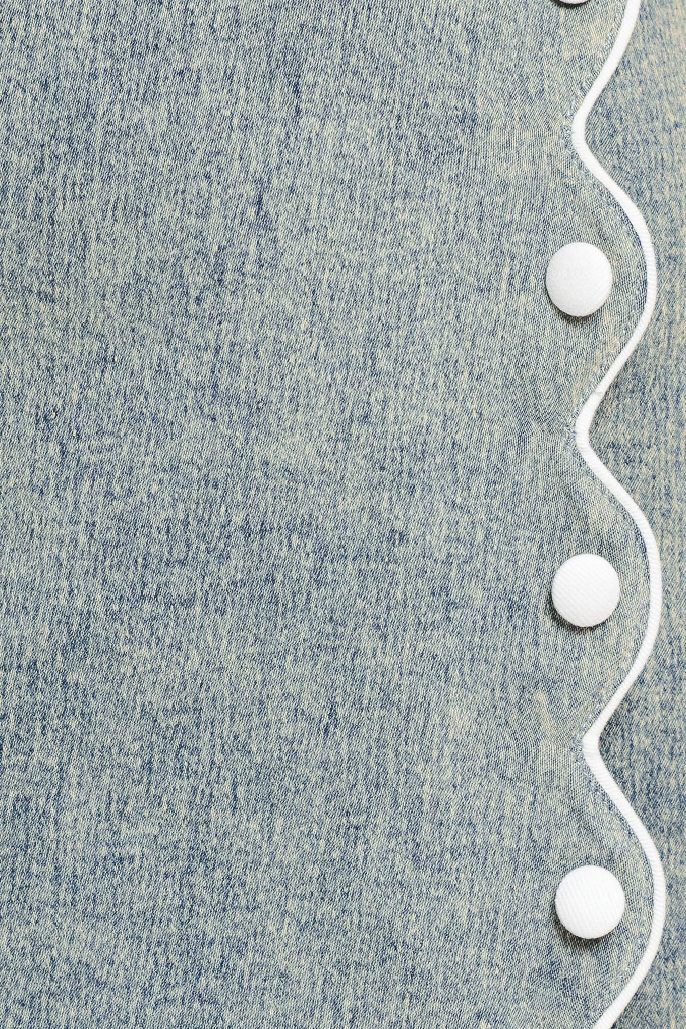 SWEET DETAIL DENIM SKORT - Flying Tomato - Flyclothing LLC