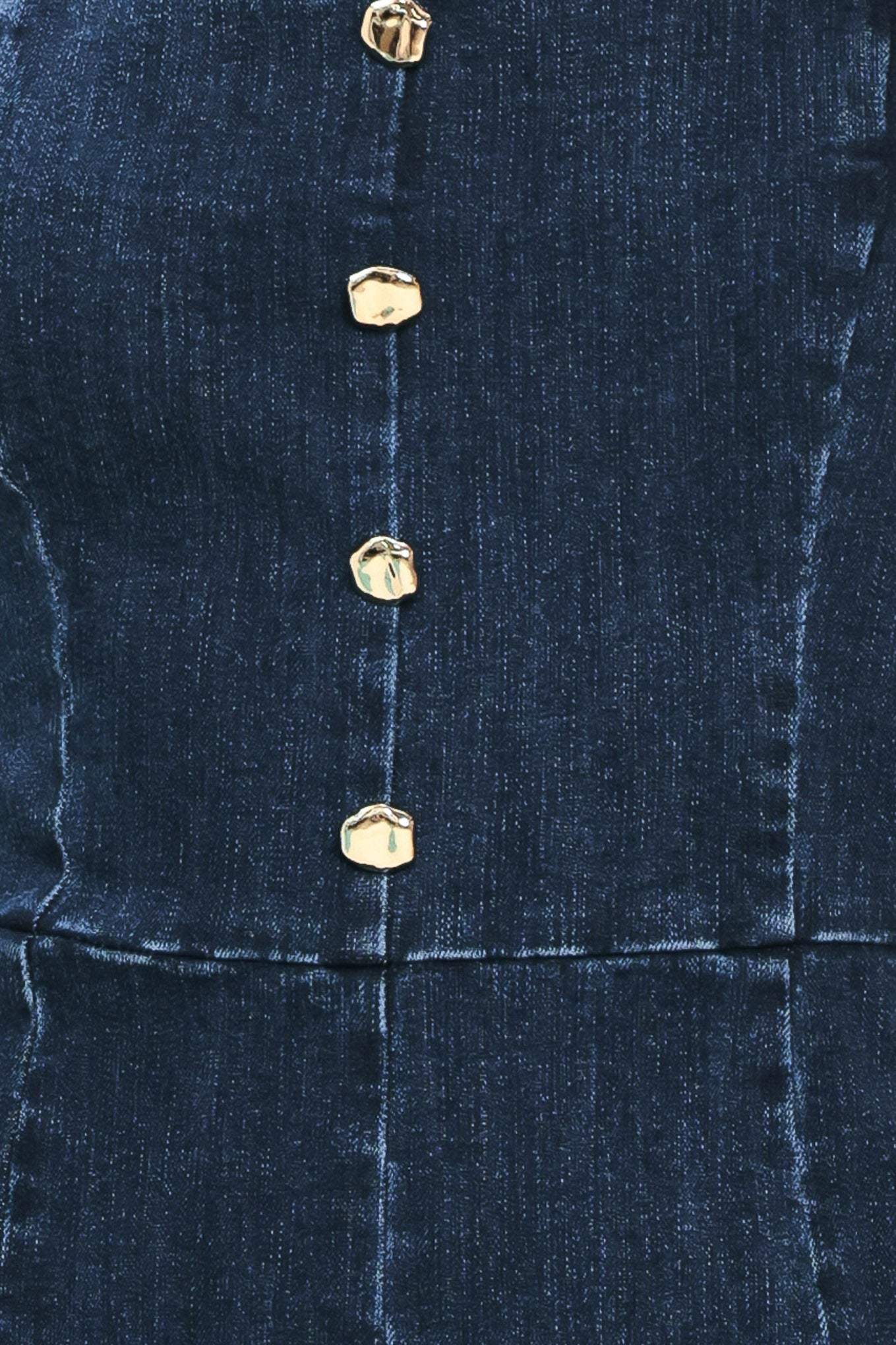 DARK WASH ICON DENIM ROMPER - Flying Tomato - Flyclothing LLC
