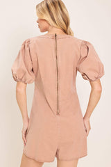 ENGLISH COUNTRYSIDE WOVEN ROMPER
