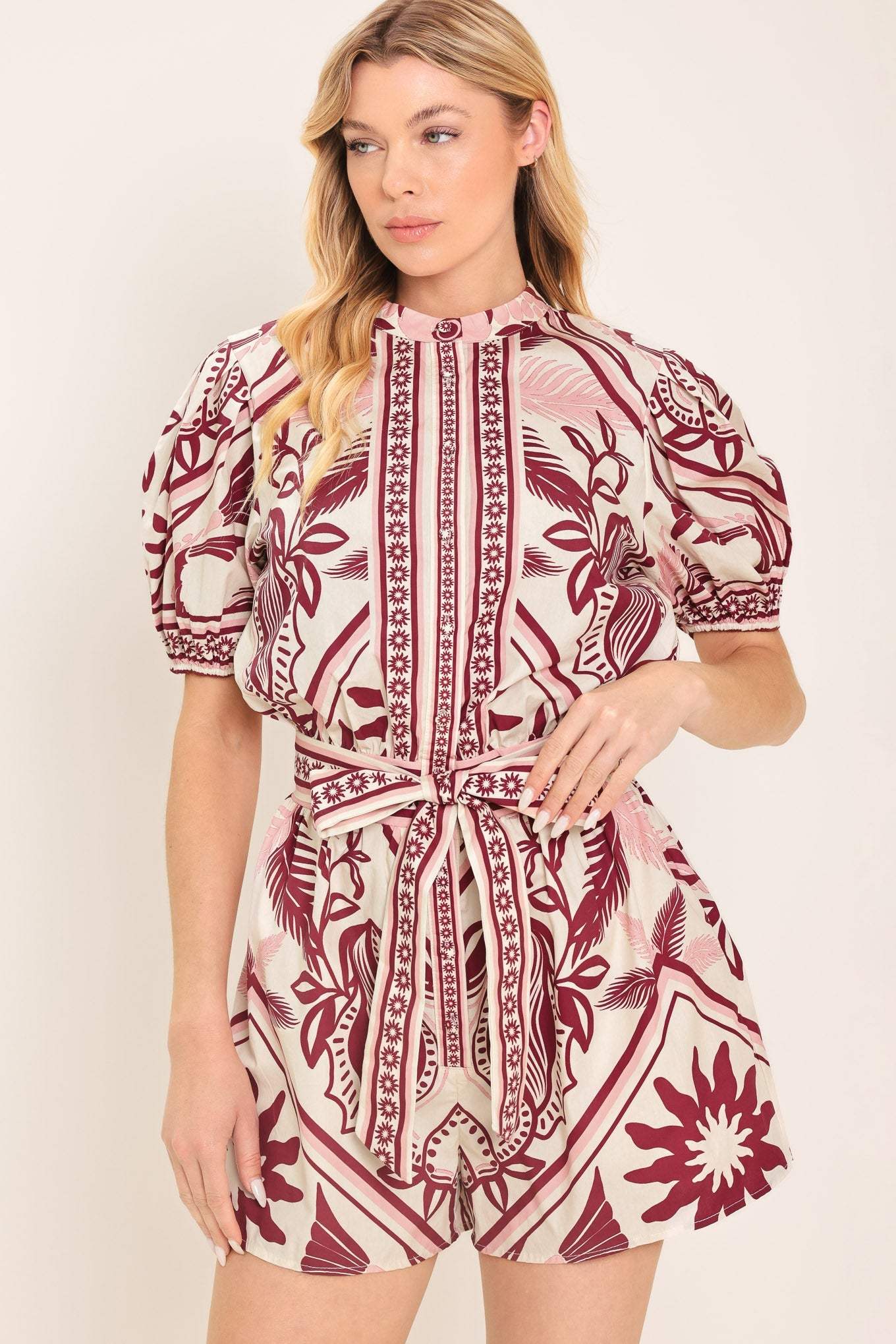 PROVENCE WEEKEN WOVEN ROMPER