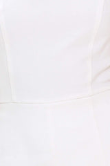 CHAMPAGNE & PEARLS WOVEN ROMPER - Flying Tomato - Flyclothing LLC