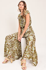 GOLDEN GROVE WOVEN JUMPSUIT