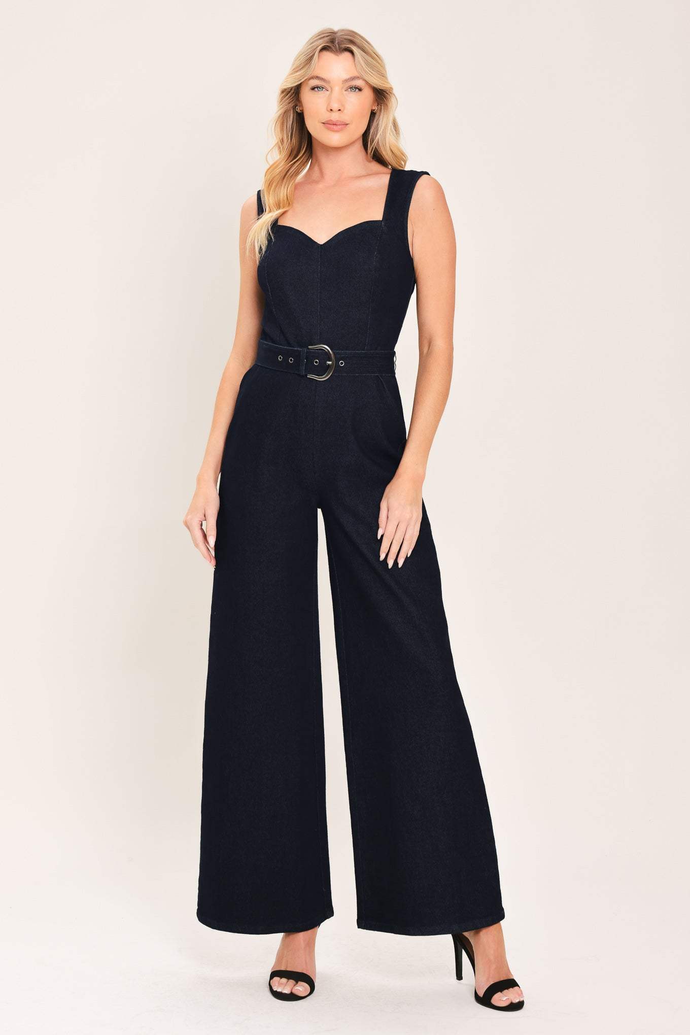 MODERN SWEETHEAR DENIM JUMPSUIT