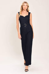 MODERN SWEETHEAR DENIM JUMPSUIT