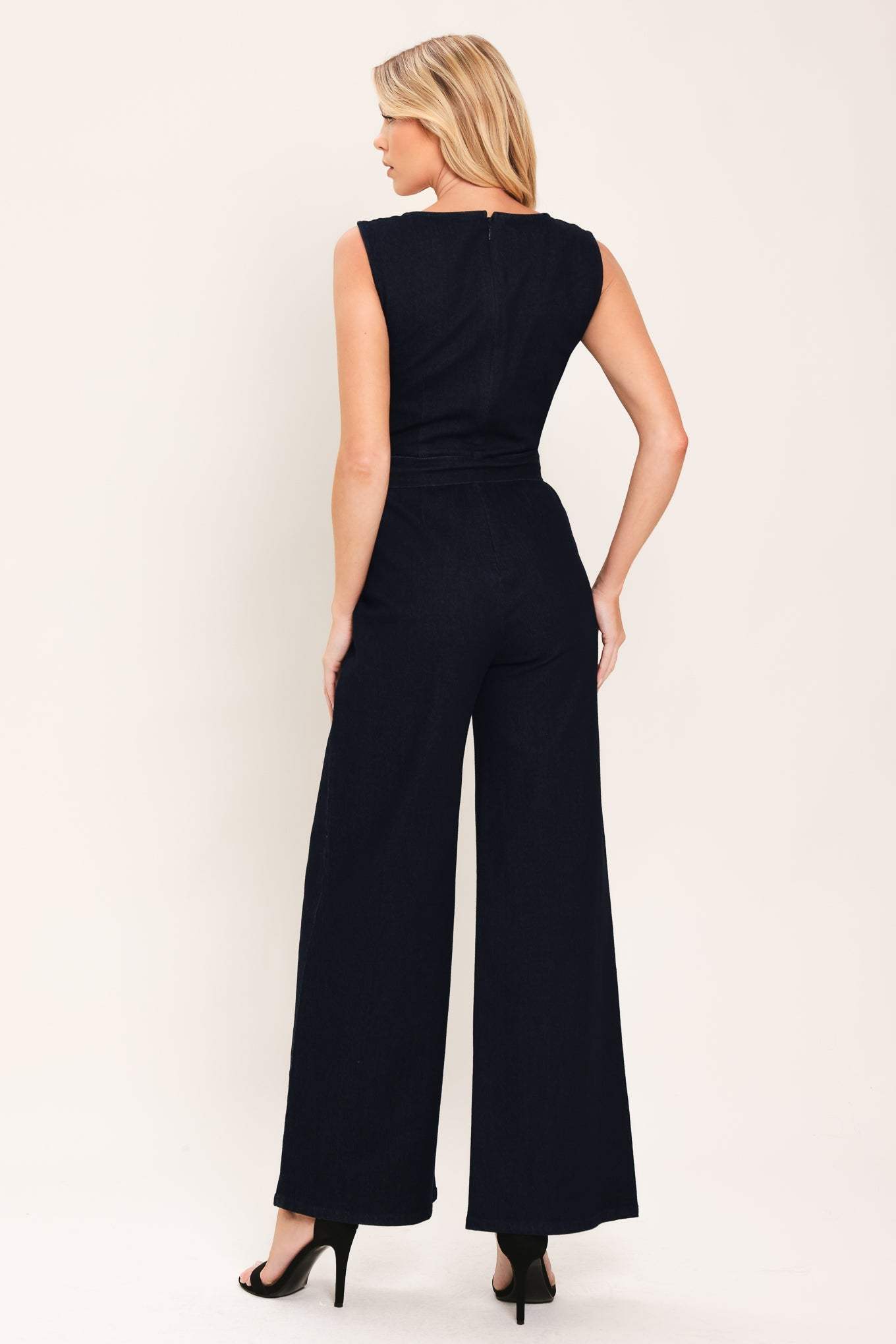 MODERN SWEETHEAR DENIM JUMPSUIT
