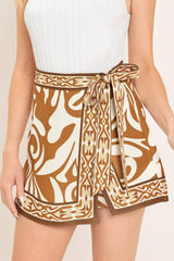 AMALFI COAST WOVEN SKORT