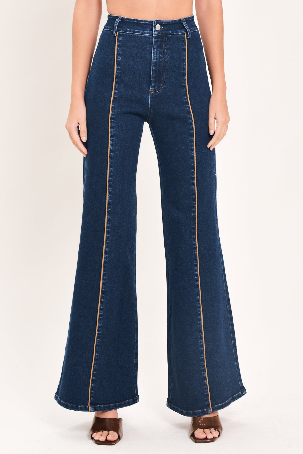BLUE HOUR DENIM PANTS - Flying Tomato - Flyclothing LLC