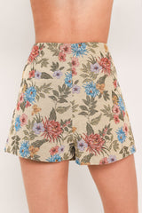 WILDFLOWER MORNING NOTE WOVEN JACQUARD SKORT