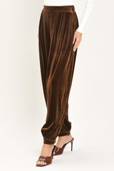 COCOA CITY BROWN TAILORED PANTS