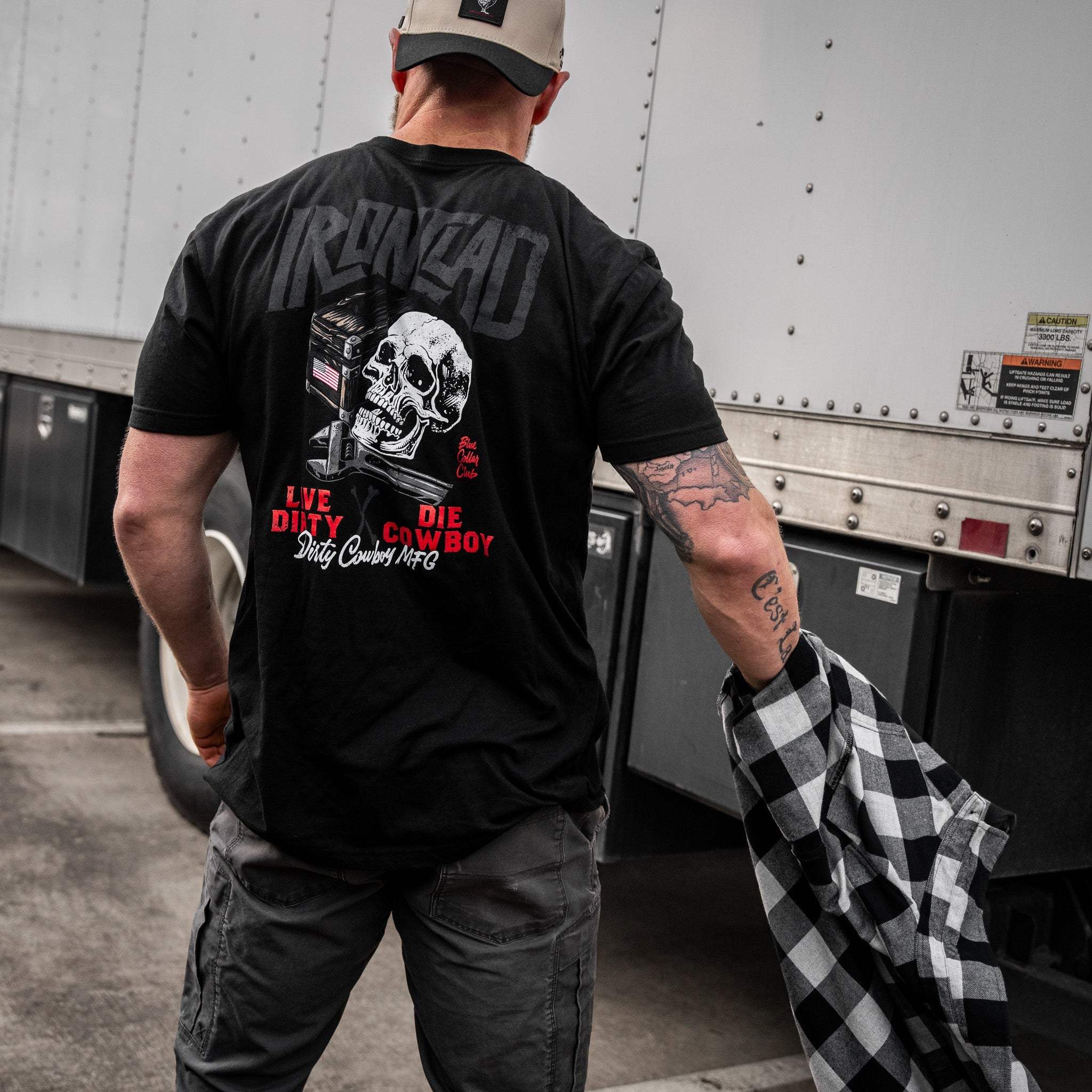 Ironclad Men's T-Shirt - DIRTY COWBOY USA - Flyclothing LLC