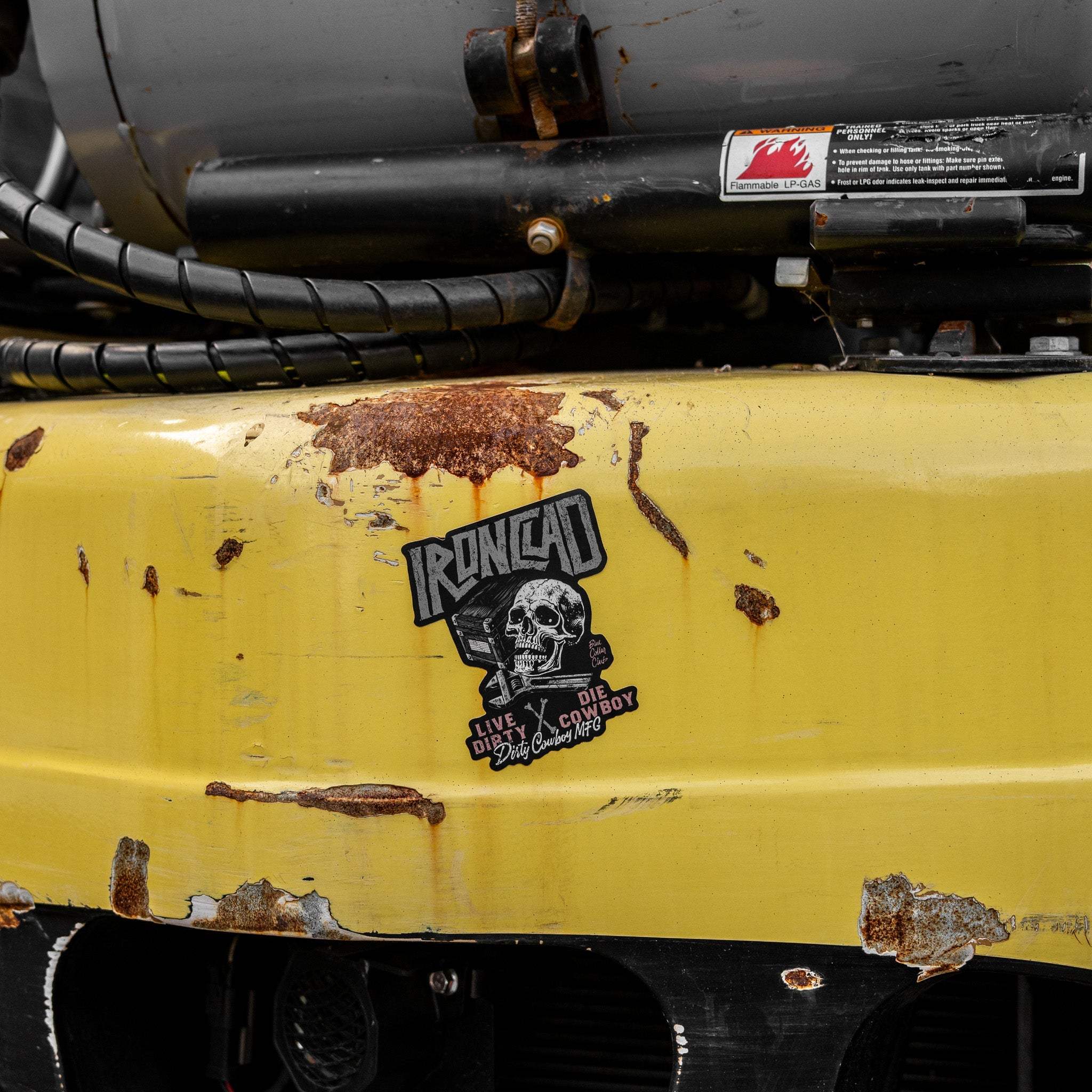 Ironclad Decal Sticker - DIRTY COWBOY USA - Flyclothing LLC