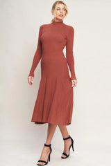 STOLEN KISSES SWEATER MIDI DRESS - Flying Tomato - Flyclothing LLC