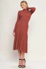 STOLEN KISSES SWEATER MIDI DRESS - Flying Tomato - Flyclothing LLC