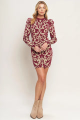 BASK IN LOVE SWEATER MINI DRESS - Flying Tomato - Flyclothing LLC